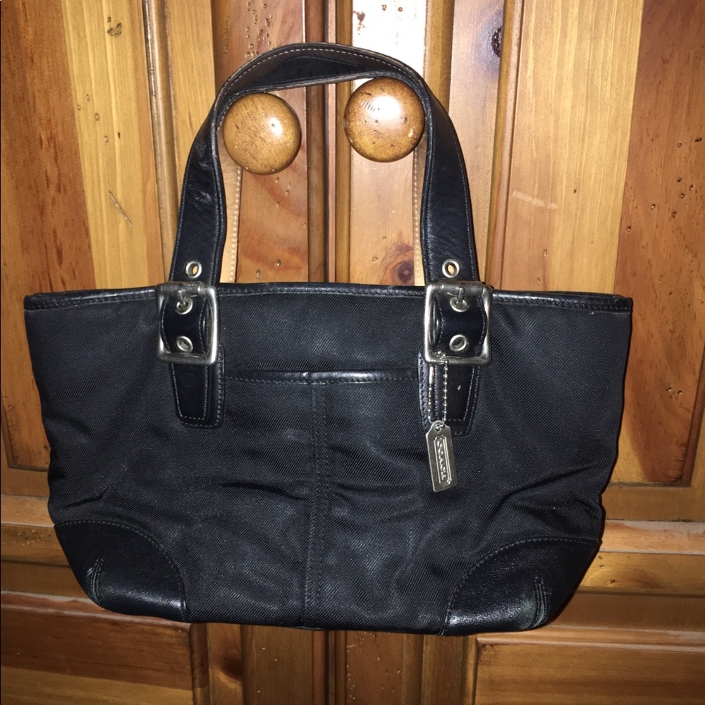 Coach Black Nylon Mini Bag
